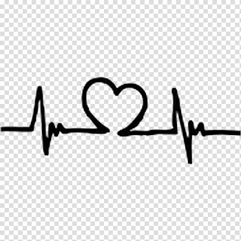 Heart rate Tattoo Pulse Electrocardiography, heart transparent background PNG clipart
