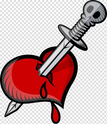 Heart , Red broken heart transparent background PNG clipart