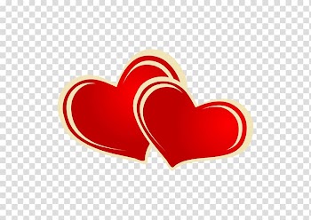 Heart Red Euclidean , Heart-shaped dark red transparent background PNG clipart