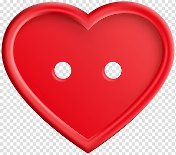 Heart , Red Heart Button transparent background PNG clipart