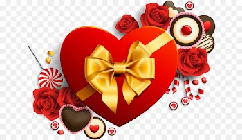 Heart Ribbon Box Clip art - Vector love and candy 