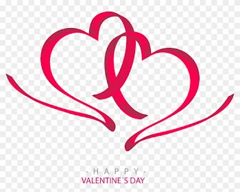 Heart Ribbon - Wedding Heart Background Png