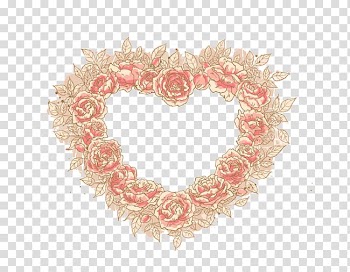 Heart , Rose Love transparent background PNG clipart