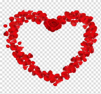 Heart Rose PNG Image Transparent
