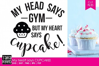 Heart says Cupcake