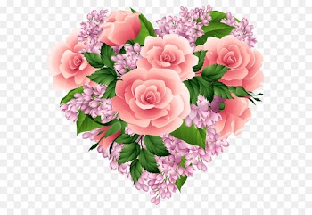Heart Scalable Vector Graphics Clip art - Floral Heart PNG Clipart Image 