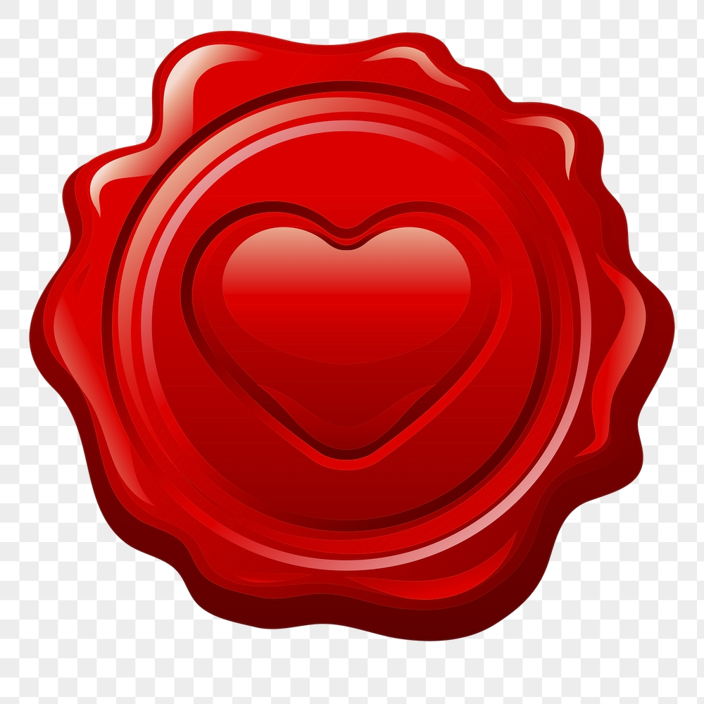Heart seal png stamp sticker, | Free PNG - rawpixel