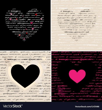  					Heart set Love background vector&nbsp;image														