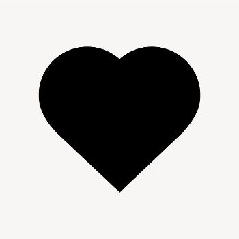 Heart shape icon, flat graphic | Free Icons - rawpixel