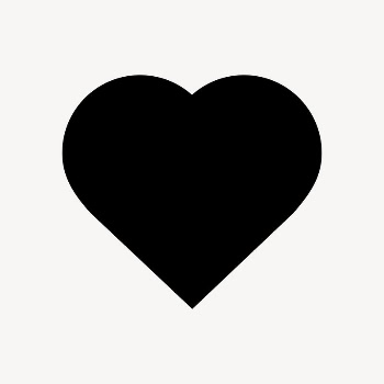 Heart shape icon, flat graphic | Free Icons - rawpixel