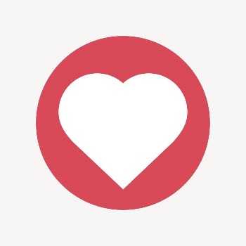 Heart shape icon, flat graphic | Free Icons - rawpixel