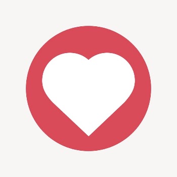 Heart shape icon, flat graphic | Free Icons - rawpixel