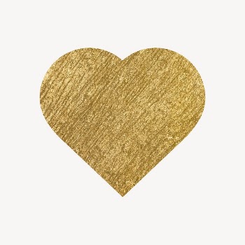Heart shape icon, gold illustration | Free Icons - rawpixel