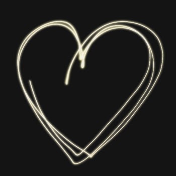 Heart shape long exposures collage | Free PSD - rawpixel
