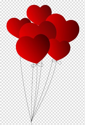 Heart shape red balloons, Lithuania Red Mid Fairfield AIDS Project, Heart Balloon transparent background PNG clipart