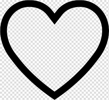 Heart Shape Symbol, heart border transparent background PNG clipart