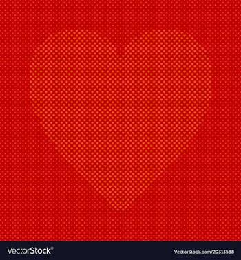 Heart shaped background from hearts - pattern vector image
