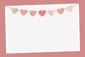 Heart shaped banner png frame | Free PNG - rawpixel