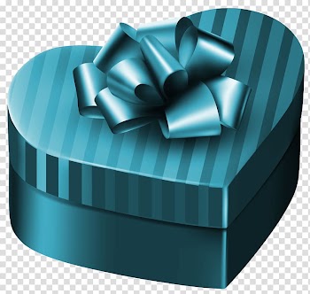 Heart shaped blue box, Gift Box Purple , Luxury Gift Box Heart transparent background PNG clipart