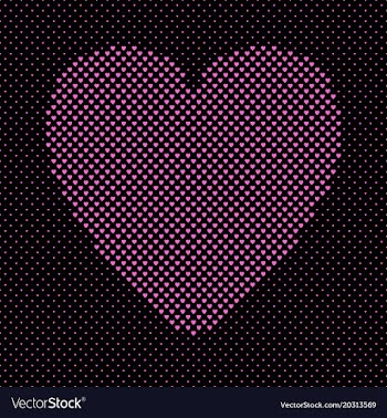 Heart shaped love concept background design vector image
