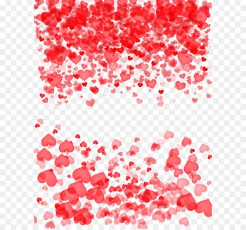 Heart-shaped material 
