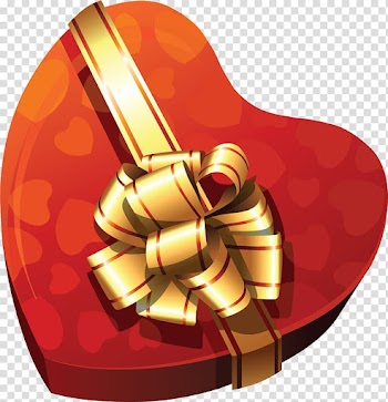 Heart-shaped red and brown gift box, Chocolate Box Heart , Large Heart Gift Box transparent background PNG clipart