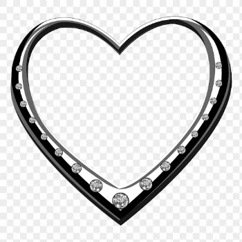 Heart shaped ring png frame | Free PNG - rawpixel