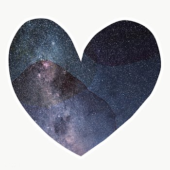 Heart shaped space patterned design element | Free  transparent png - 2339635