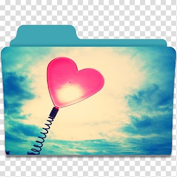 Heart sky love petal, Folder Heart, blue and white heart-printed envelope transparent background PNG clipart