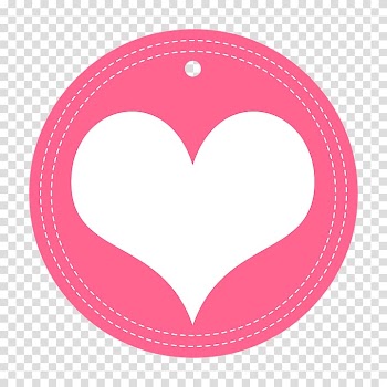 Heart Sticker Label , heart transparent background PNG clipart