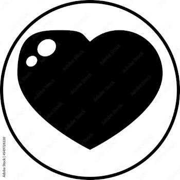 heart symbol graphic vector illustration circular symbol