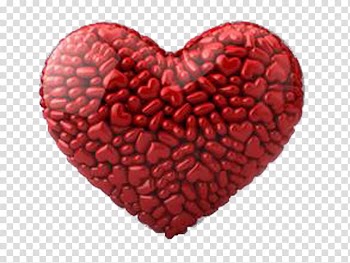 Heart Three-dimensional space Desktop Drawing, Happy Heart transparent background PNG clipart