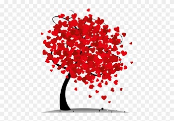 Heart Tree - Valentines Day Tree Png