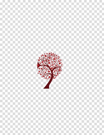 Heart Trees transparent background PNG clipart