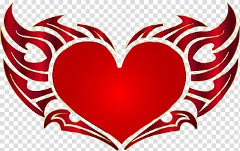Heart Tribe Tattoo , Tribal Heart transparent background PNG clipart