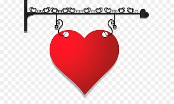 Heart Valentine's Day Clip art - Decorative Heart Hanger PNG Clipart Picture 