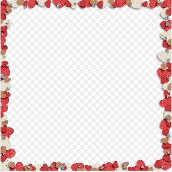 Heart Valentine's Day Clip art - Frame Heart Png Hd 