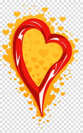 Heart Valentine's Day , Colorful Hearts transparent background PNG clipart