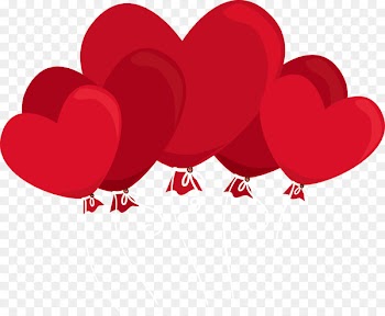Heart Valentine's Day Red Portable Network Graphics Image - go balloon 