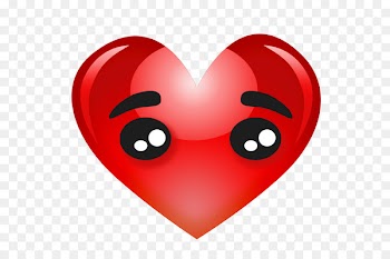 Heart Valentine's Day Smiley Cartoon M-095 - snuck map 