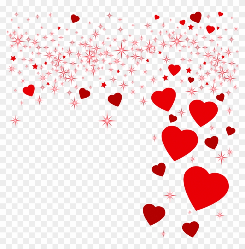 Heart Valentines Day Clip Art - Floating Hearts Png