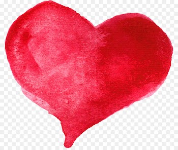Heart Watercolor painting - water color 