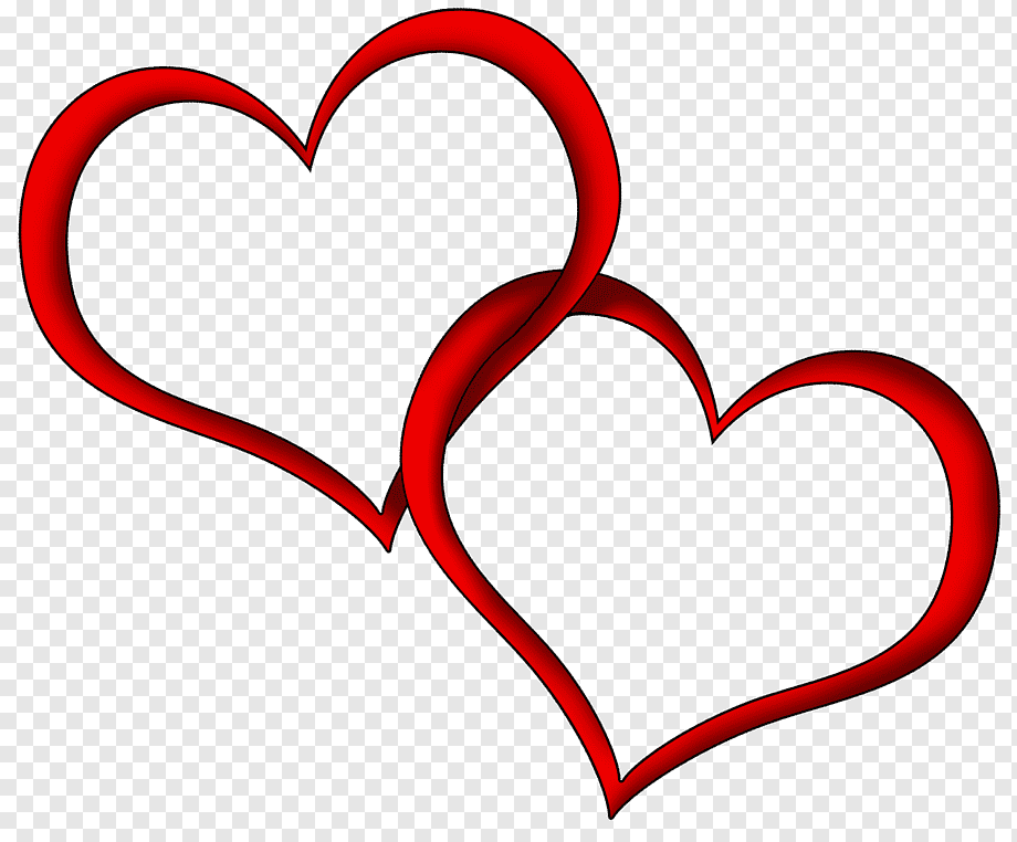 Heart Wedding, Red Hearts, two heart illustrations, love, text, heart png