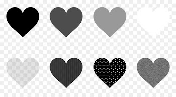 Heart White Portable Network Graphics Grey Black -  