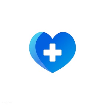 Heart with a red cross symbol vector | Free stock vector - 516133