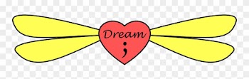 Heart With Dragonfly Wings, Inscribed With The Word - Tammy's Left Shoe---as Opposed To Her Right