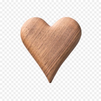 heart wood beige heart love