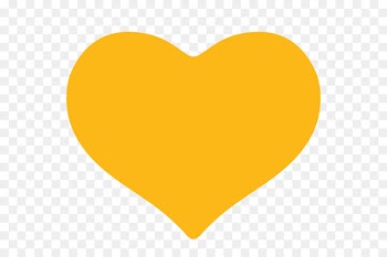 Heart Yellow Emoji Clip art - gold heart 