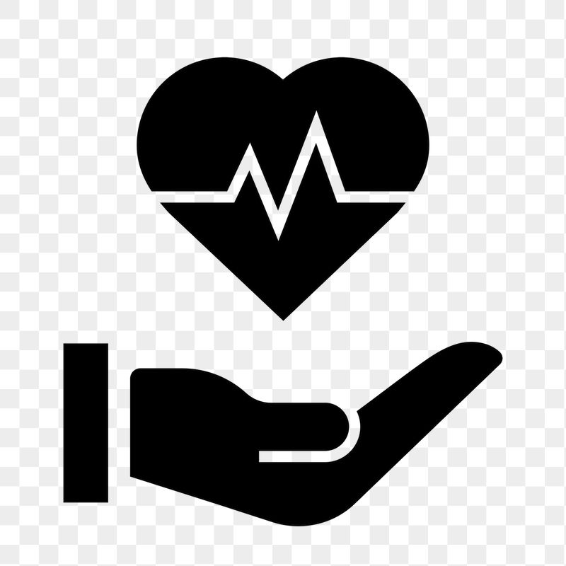 Heartbeat hand icon png sticker, | Free Icons - rawpixel