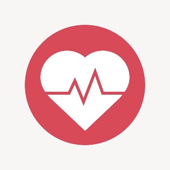 Heartbeat, health icon, flat graphic | Free Icons - rawpixel